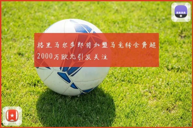 格里马尔多即将加盟马竞转会费超2000万欧元引发关注